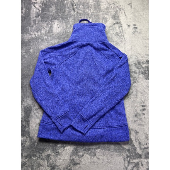 Avalanche Womens Full Zip Fleece Jacket Purple Heather Funnel Neck Size M Hiking - Picture 6 of 7